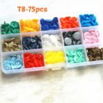 DIY CRAFTING COLORFUL SNAP BUTTONS KIT