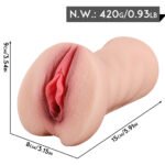 (Only Today 50% off) Realistic Pocket Pussy Male Masturbator, 3D Textured Real Sex Doll for Men Masturbation, Silicone Sex Toy Vagina Anal Strocker, Lifelike Masturbators Blow Job for Men Pleasure(0.93LB) (3 days delivery)