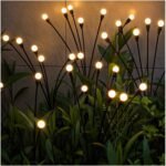 Solar Garden Lights - Solar Swaying Light, Sway by Wind, Solar Outdoor Lights,Solar Garden Decorative Lights Yard
