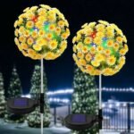 ✨Summer Promotion 49% OFF💐Artificial Daisy Solar Garden Stake Lights