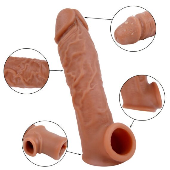 (Only Today 50% off) M3 Fierce Battle 2 Extra Inches Penis Extender with Ball Loop (3 days delivery)