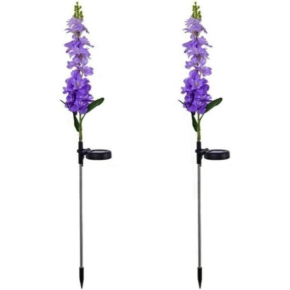 Violet Flower Solar Garden Light(SET OF TWO)