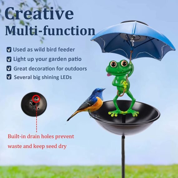 Kacux Solar Garden Metal Sun Lights Decor