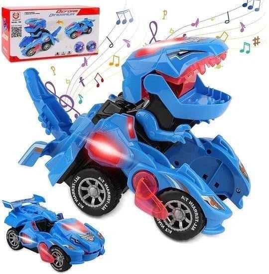 🎅Early Christmas Sale - 49% OFF🎁LED DINOSAUR TRANSFORMATION CAR TOY