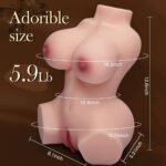 (Only Today 50% off) 2.5kg Sexy Virgin White Girls Sex Doll, 3 in 1 Realistic Boobs Vagina and Anal for Men Masturbation and Orgasm (3 days delivery)