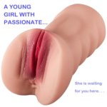 (Only Today 50% off) Young Girls Virgin Sex Pussy Toys with Realistic Flush Labia and Tight Ass Hole for Fist Anal Time (3 days delivery)