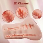 (Only Today 77% off)Realistic Pocket Fat Pussy Male Masturbator with 3D Textured and Lifelike Vagina   0.63KG(3 days delivery)