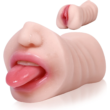 (Only Today 50% off) 2 in 1 Lifelike Pocket Pussy with Vivid Mouth Teeth and Tongue for Blowjob and More (3 days delivery)