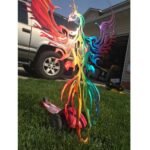 Handmade Phoenix Metal Art