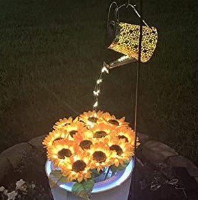 The Enchanted Watering Can?- Solar Waterfall Lights?