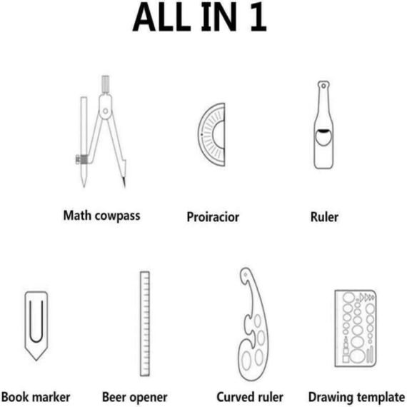 Multi-Function Drawing Tool(Four-piece suit)