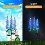 Violet Flower Solar Garden Light(SET OF TWO)