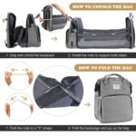 🔥Clearance Price SGD 26.9🔥 Diaper Bag Backpack with Changing Station😍