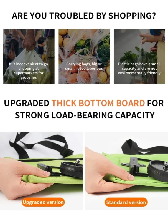 🔥Clearance Price $2.99🛒 2-in-1 Shopping Bag Folding Bag