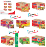 40 PACKS X 85G (PACKETS)，🍜Indomie Instant Noodle 1 Carton 40 pcs | Mie Goreng | Ayam Bawang | Soto Mie | Kaldu Ayam | Kari Ayam，🛒Clearance Price $1.99👇
