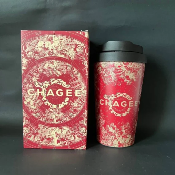 🥛𝘾𝙃𝘼𝙂𝙀𝙀 Gelas Termos🥛Gelas pendamping dari Lock&Lock Tea Horse Ancient Road dengan meja pantul sekali klik, Gelas Termos CHAGEE 316 Stainless Steel 400ml🥛