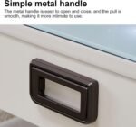 Smart Htstand, Smart Side Table, Htstand With Wireless Charging, 3-Color LED Light, Infinitely Dimmable USB Port, Bedside Table With 3 Independent Drawers